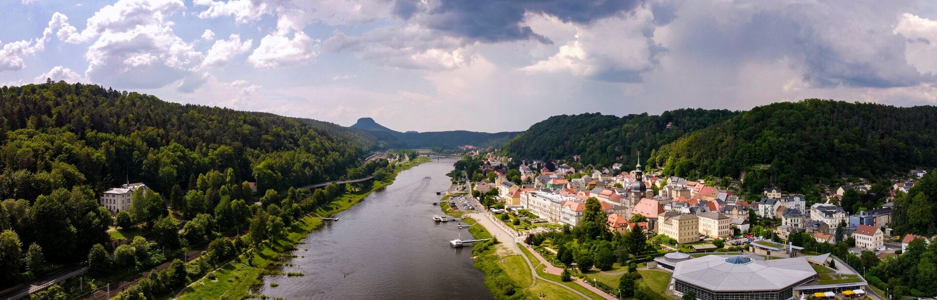 Bad Schandau in der Sächsischen Schweiz